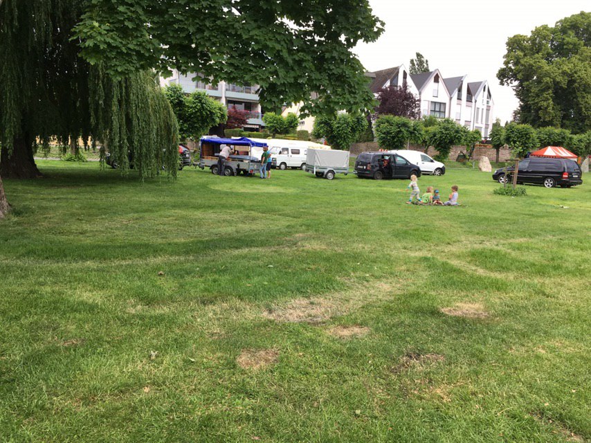 Kornkreise auf dem Lagerplatz!